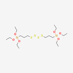 Si-69(双-[γ-(三乙氧基硅)丙基]四硫化物)键线式结构图